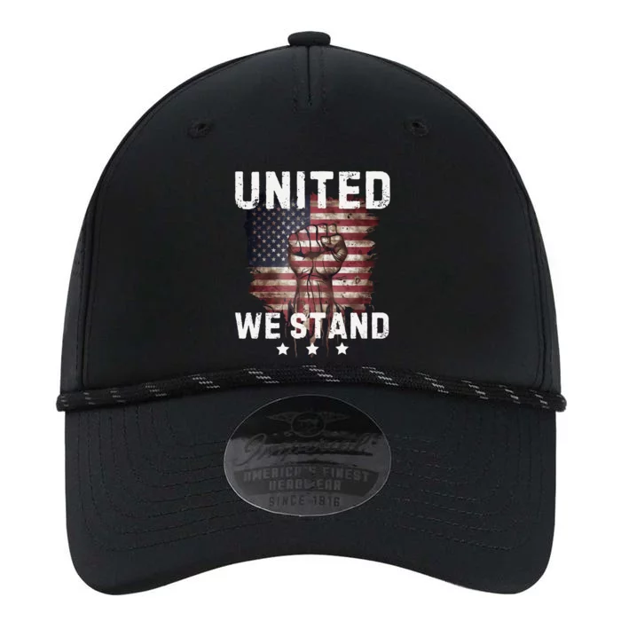 United We Stand Patriotic Gift Usa Flag Performance The Dyno Cap