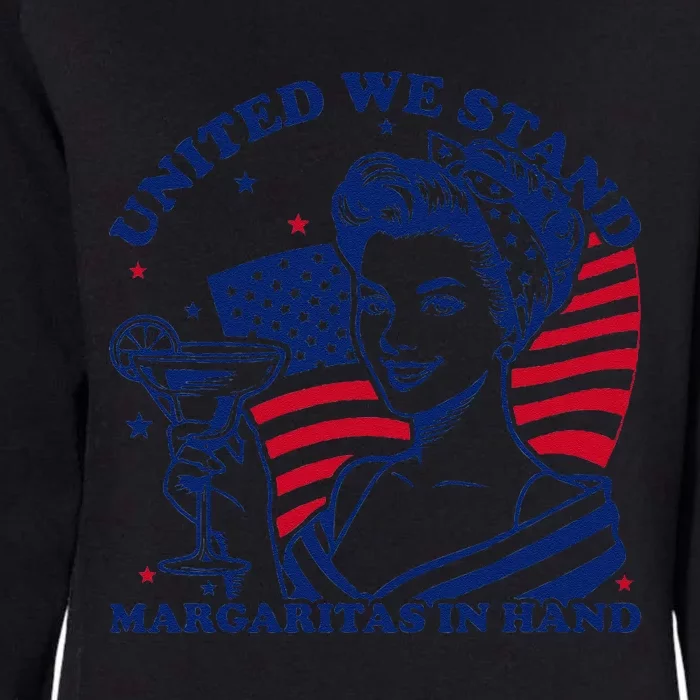 United We Stand Margaritas In Hand Womens California Wash Sweatshirt