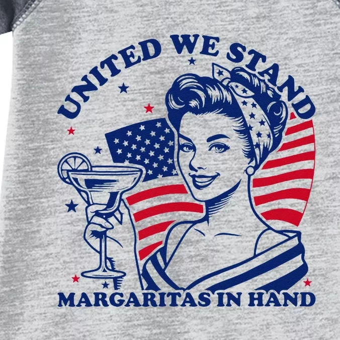 United We Stand Margaritas In Hand Infant Baby Jersey Bodysuit