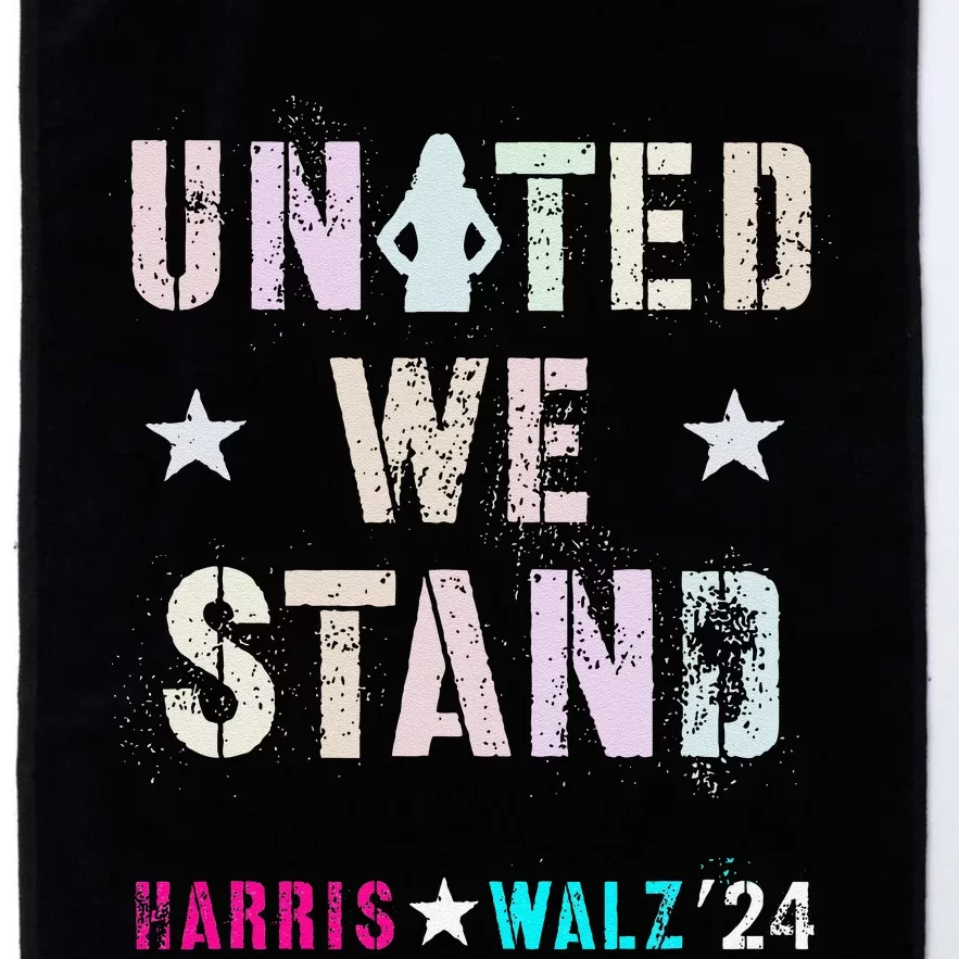 United We Stand Unity Over Division Kamala Harris Walz Myodb Platinum Collection Golf Towel