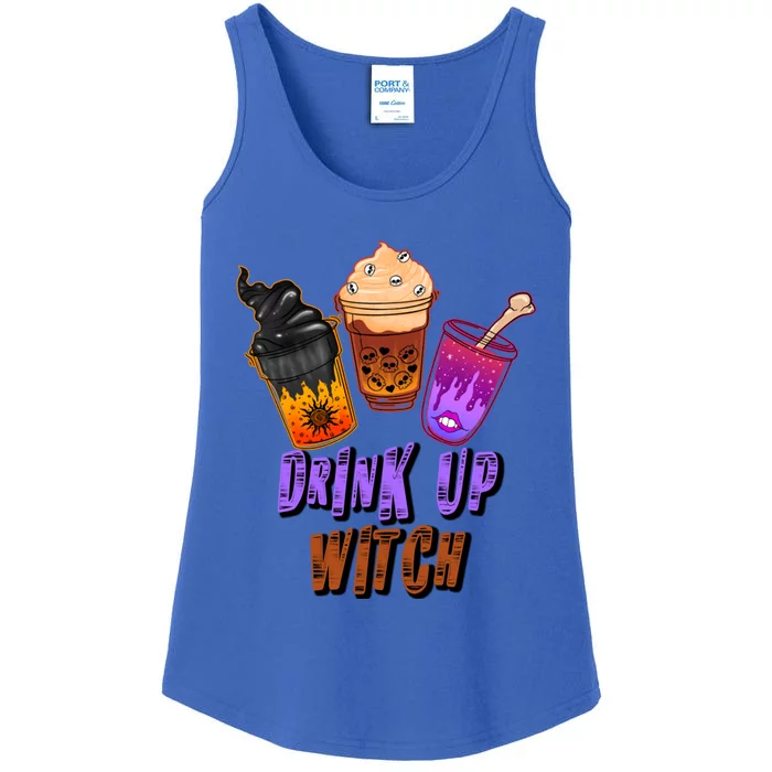 Up Witch S Outfit For Halloween Night And Gift Ladies Essential Tank