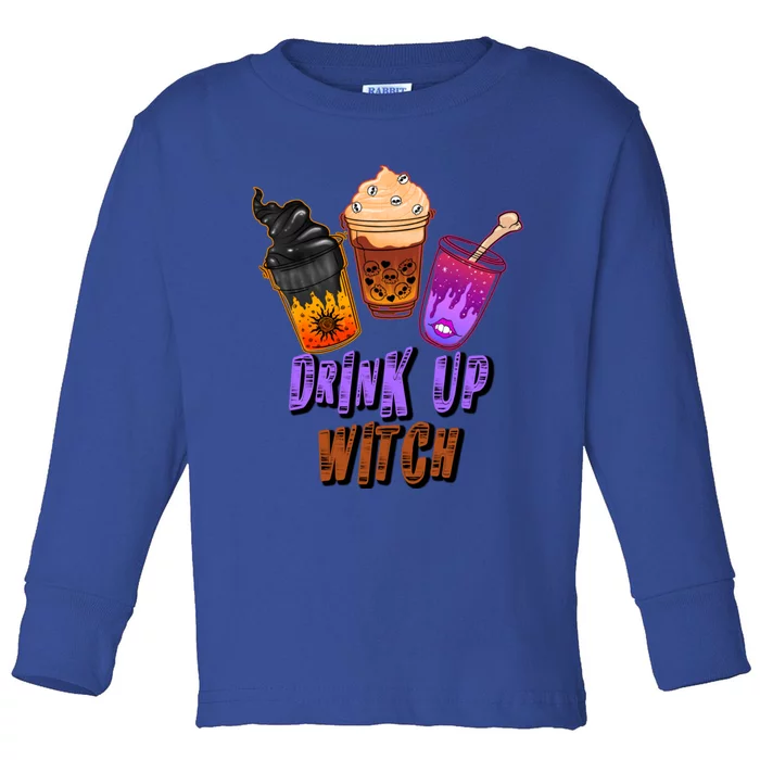 Up Witch S Outfit For Halloween Night And Gift Toddler Long Sleeve Shirt