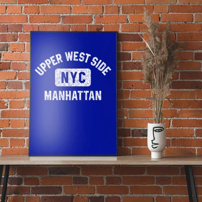 Upper West Side Hattan Gym Style Distressed White Print Gift Poster