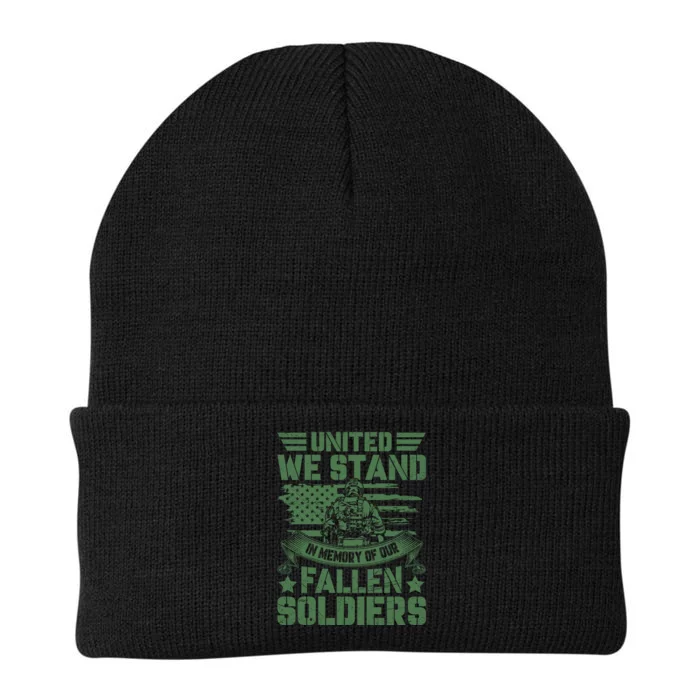 United We Stand Memorial Day Remembrance Knit Cap Winter Beanie