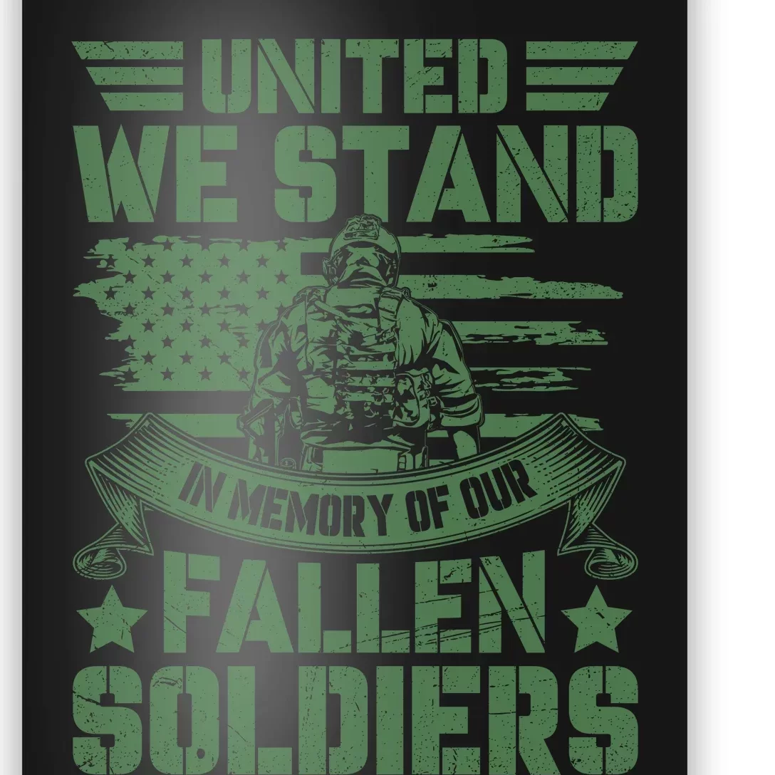 United We Stand Memorial Day Remembrance Poster