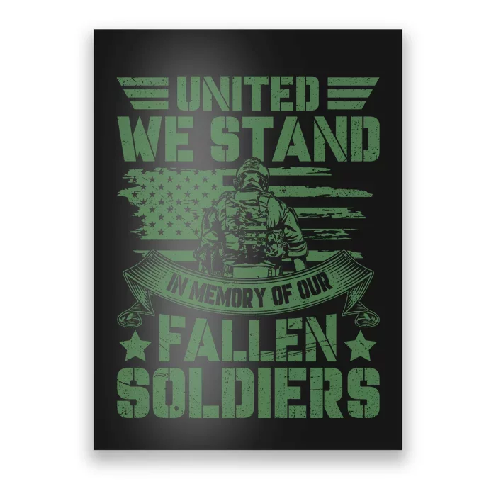 United We Stand Memorial Day Remembrance Poster