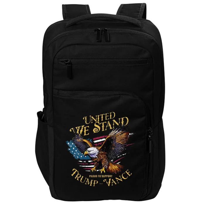 United We Stand Support Trump Vance Hillbilly Trump Vance Impact Tech Backpack