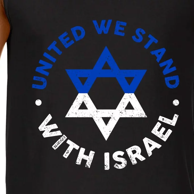 United We Stand With Israel Defend Israel Israeli Flag Comfort Colors® Tank Top