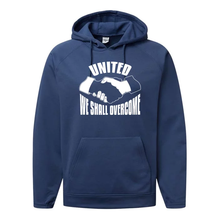 United We Shall Overcome Civil Rights Performance Fleece Hoodie