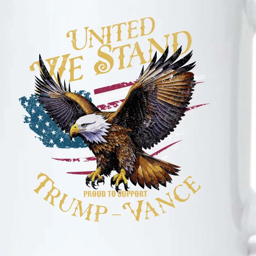 United We Stand Support Trump Vance 2024 Black Color Changing Mug