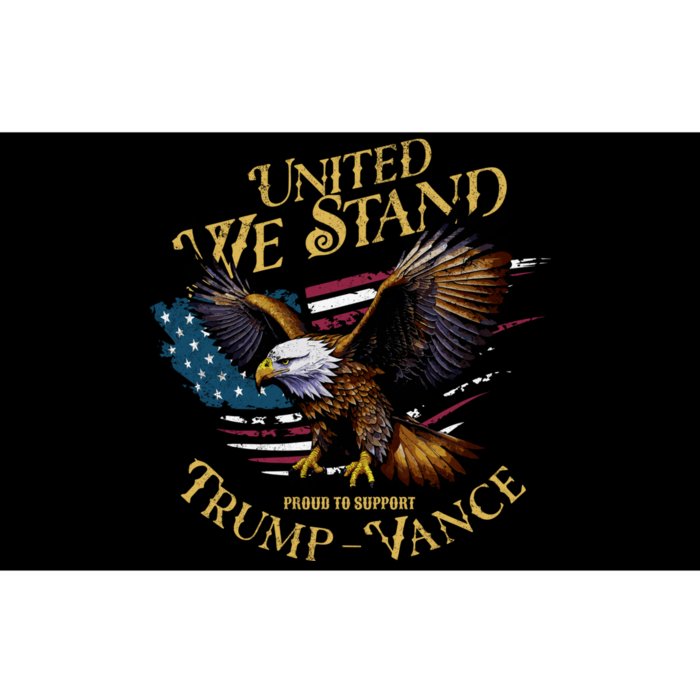 United We Stand Support Trump Vance 2024 Bumper Sticker