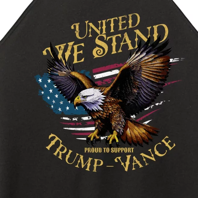 United We Stand Support Trump Vance 2024 Women’s Perfect Tri Rocker Tank