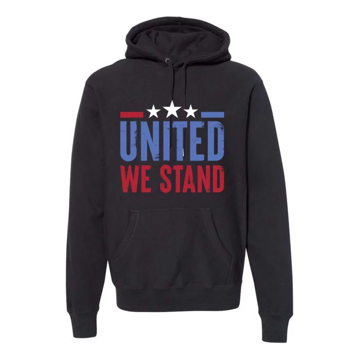 United We Stand Independence Day Graphic Premium Hoodie