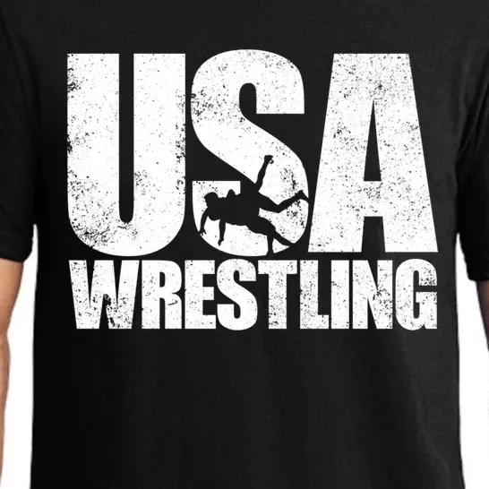 Usa Wrestling S Wrestling Team Patriot Usa Wrestler Cute Gift Pajama Set