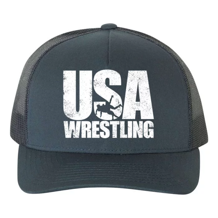 Usa Wrestling S Wrestling Team Patriot Usa Wrestler Cute Gift Yupoong Adult 5-Panel Trucker Hat