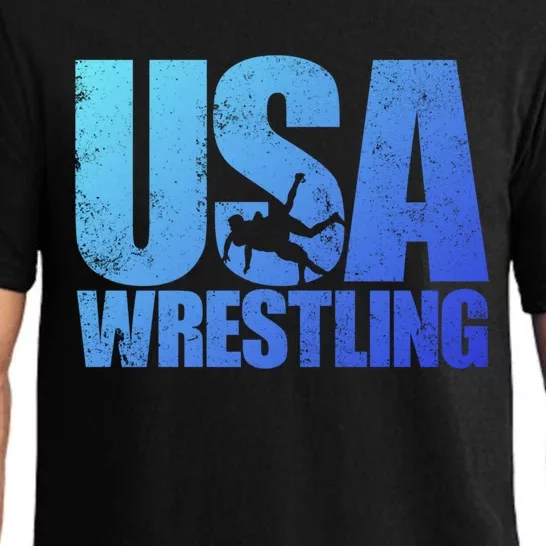 Usa Wrestling S Wrestling Team Patriot Usa Wrestler Cute Gift Pajama Set