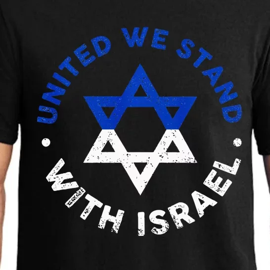 United We Stand With Israel Defend Israel Israeli Flag Pajama Set