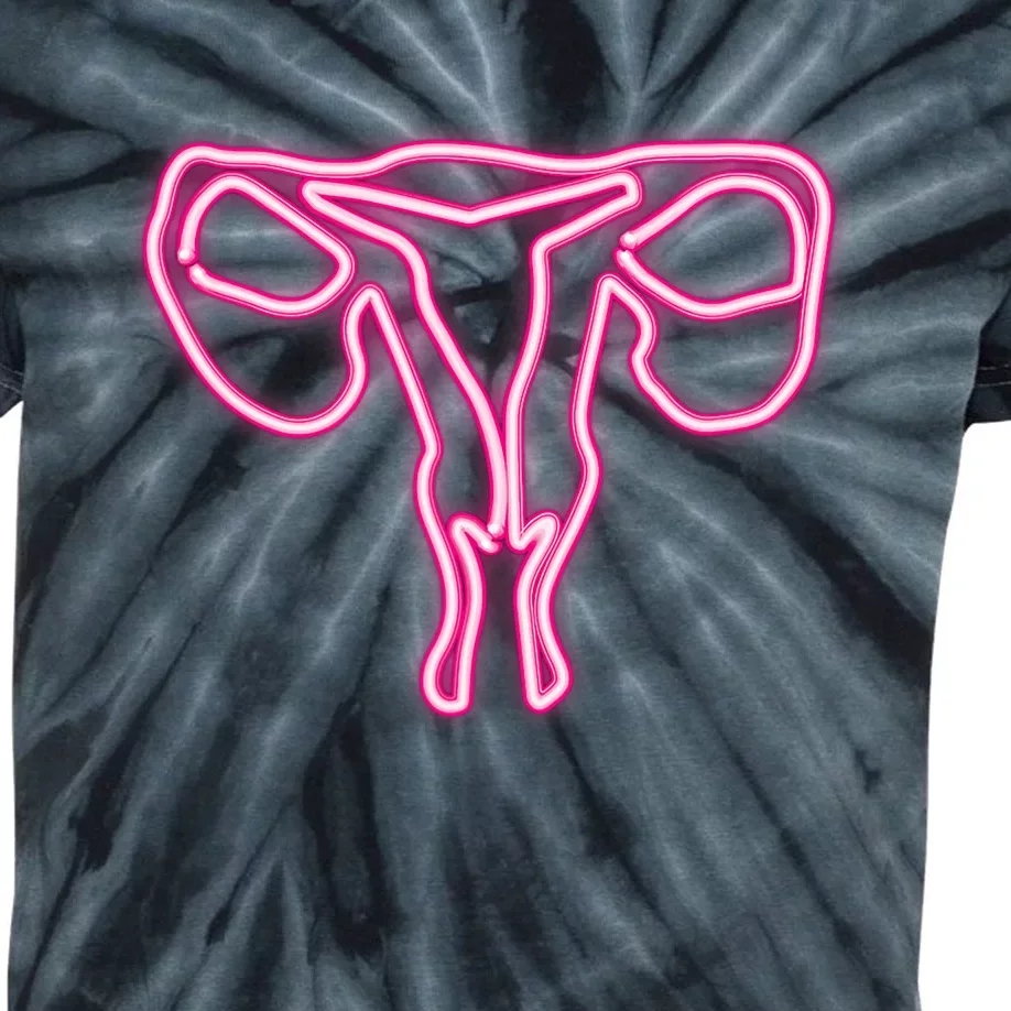 Uterus Where The Magic Happens Uterus Power Kids Tie-Dye T-Shirt