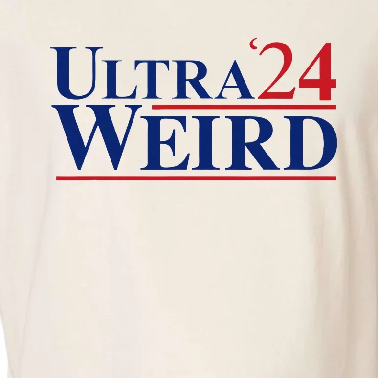 Ultra Weird Trump 2024 Funny Donald Trump Jd Vance Garment-Dyed Women's Muscle Tee