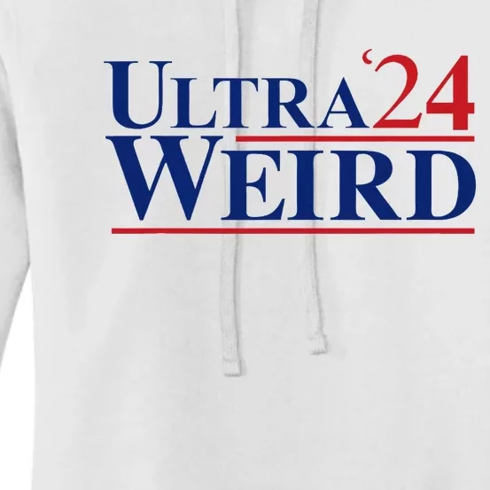 Ultra Weird Trump 2024 Funny Donald Trump Jd Vance Women's Pullover Hoodie