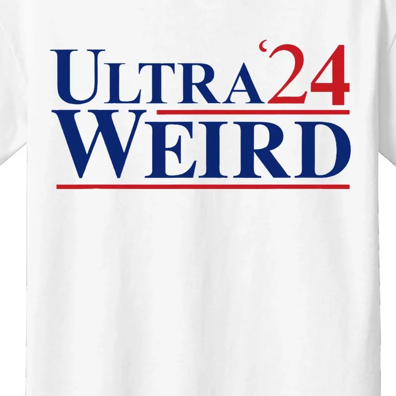 Ultra Weird Trump 2024 Funny Donald Trump Jd Vance Kids T-Shirt