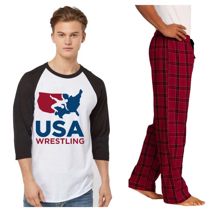 USA Wrestling Raglan Sleeve Pajama Set