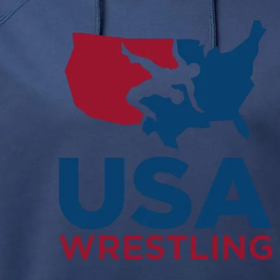 USA Wrestling Performance Fleece Hoodie