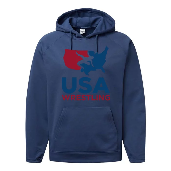 USA Wrestling Performance Fleece Hoodie