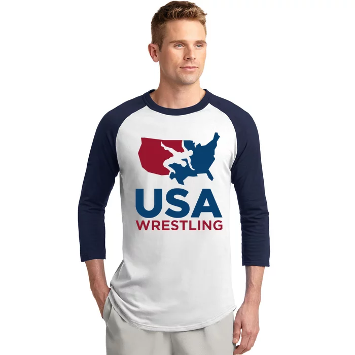 USA Wrestling Baseball Sleeve Shirt