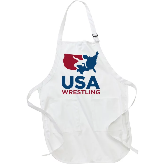 USA Wrestling Full-Length Apron With Pocket