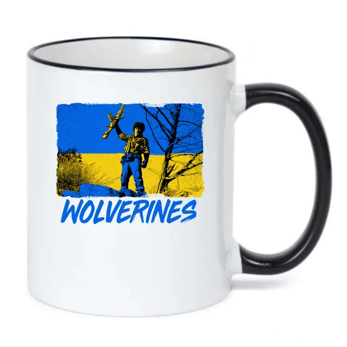 Ukraine Wolverines Black Color Changing Mug