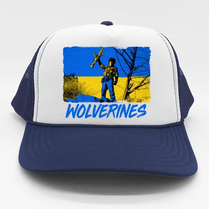 Ukraine Wolverines Trucker Hat