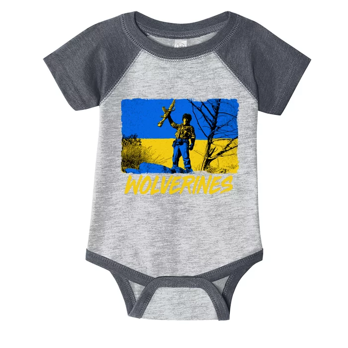 Ukraine Wolverines Infant Baby Jersey Bodysuit