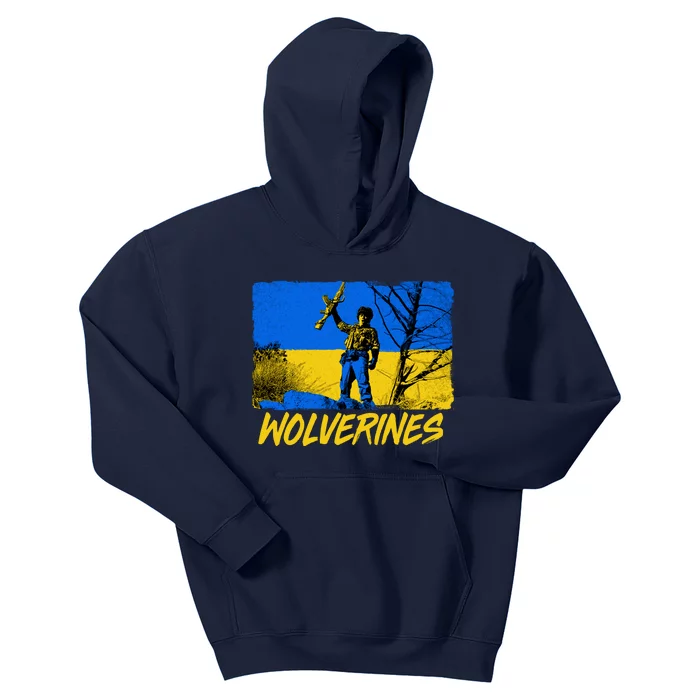 Ukraine Wolverines Kids Hoodie