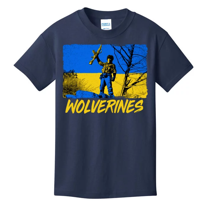 Ukraine Wolverines Kids T-Shirt