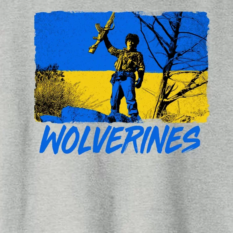 Ukraine Wolverines Women's Crop Top Tee