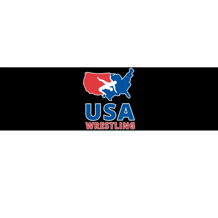 Usa Wrestling Bumper Sticker