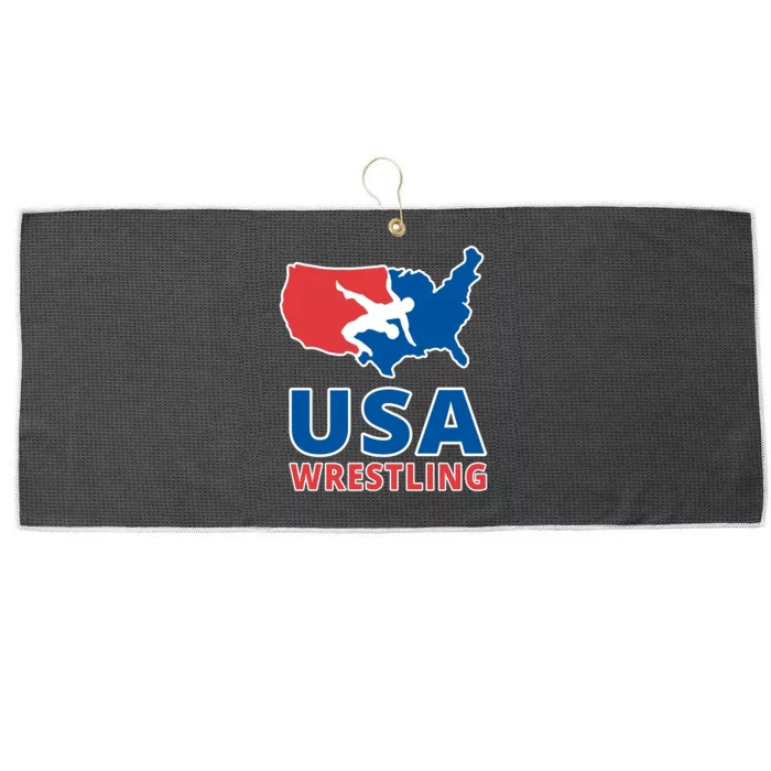 Usa Wrestling Large Microfiber Waffle Golf Towel