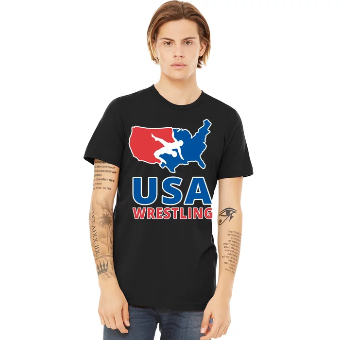 Usa Wrestling Premium T-Shirt