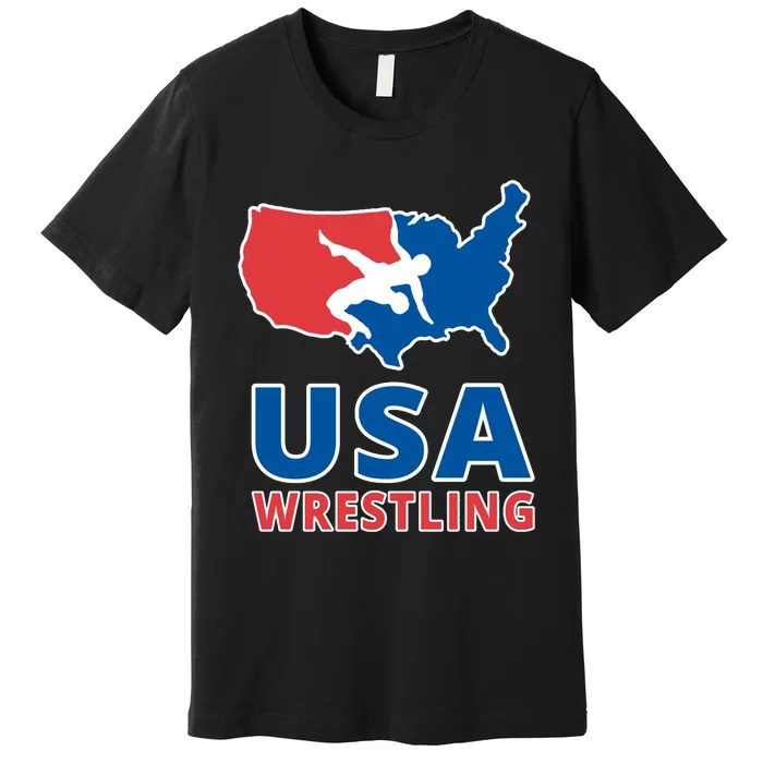 Usa Wrestling Premium T-Shirt