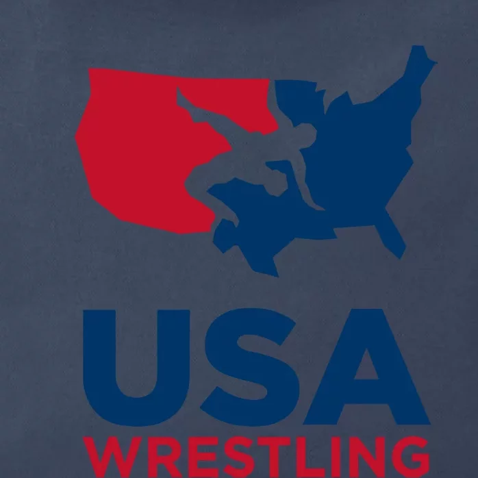 Usa Wrestling Zip Tote Bag