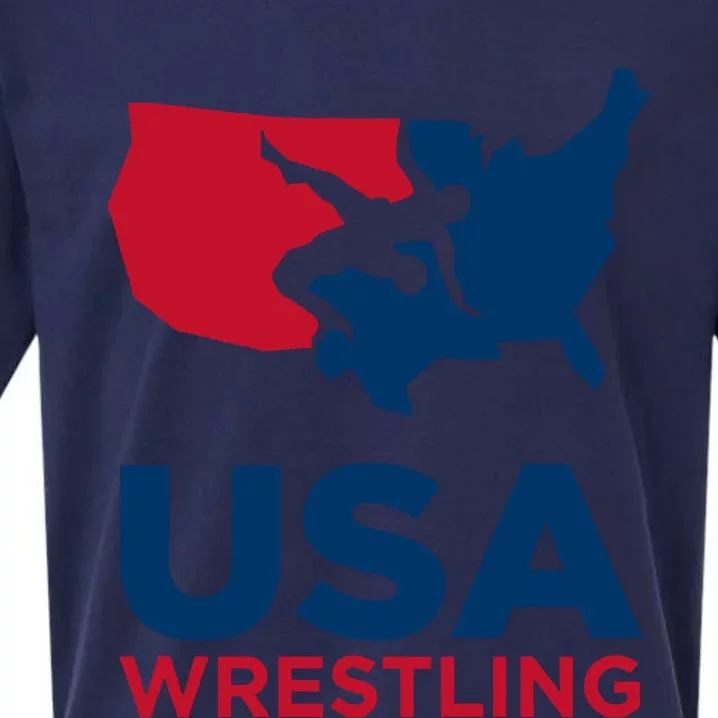 Usa Wrestling Sueded Cloud Jersey T-Shirt