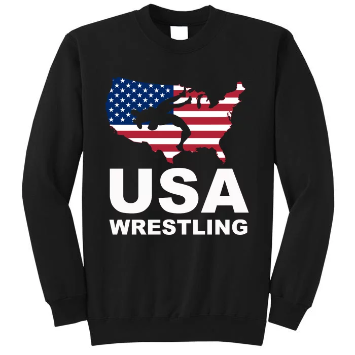 Usa Wrestling Tall Sweatshirt