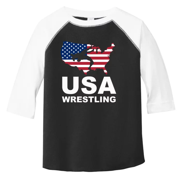 Usa Wrestling Toddler Fine Jersey T-Shirt