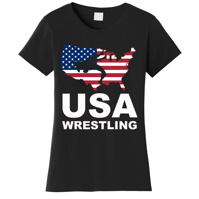 Usa Wrestling Women's T-Shirt