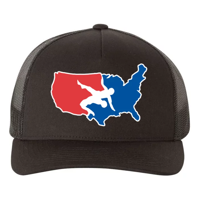 Usa Wrestling Yupoong Adult 5-Panel Trucker Hat