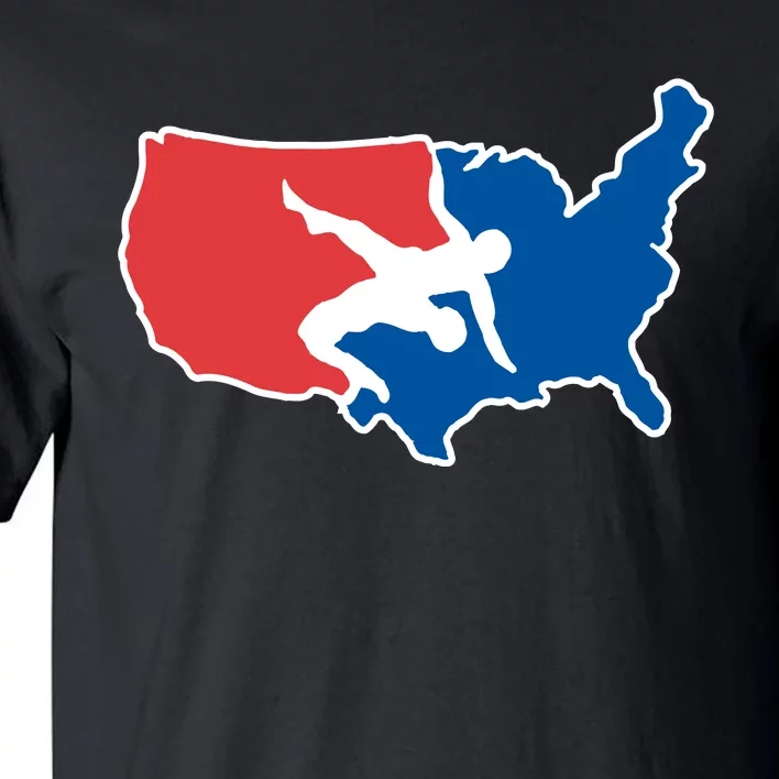 Usa Wrestling Tall T-Shirt