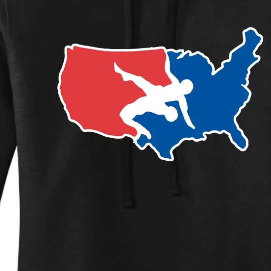 Usa Wrestling Women's Pullover Hoodie