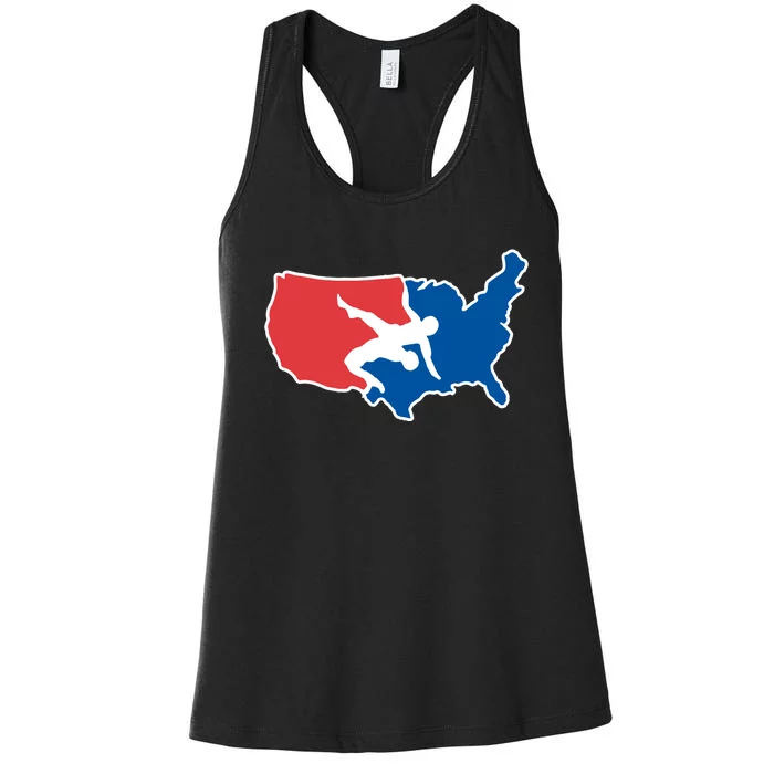 Usa Wrestling Women's Racerback Tank