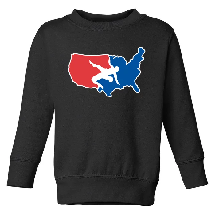 Usa Wrestling Toddler Sweatshirt